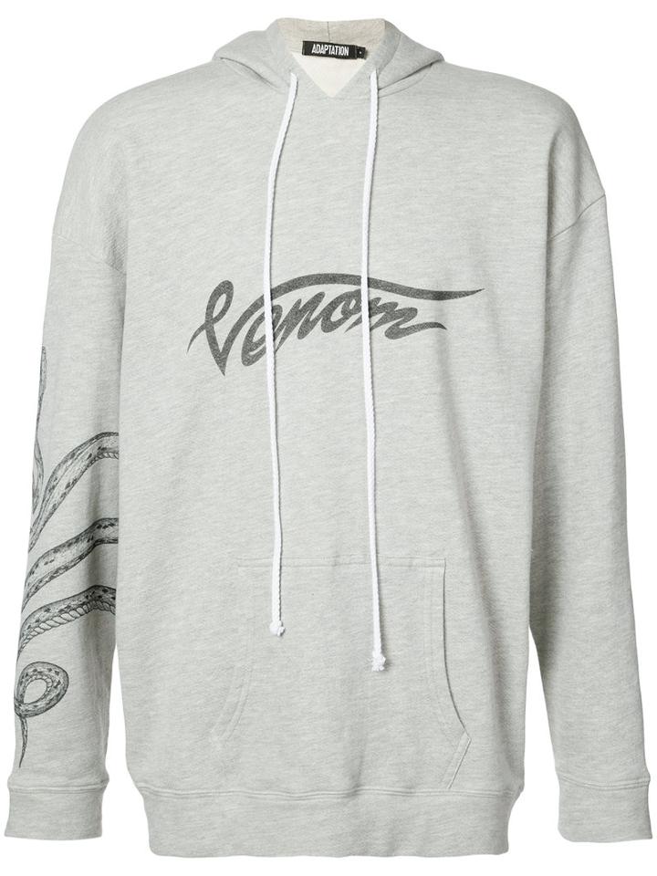 Oversized Venom Hoodie - Unisex - Cotton - S, Grey, Cotton, Adaptation