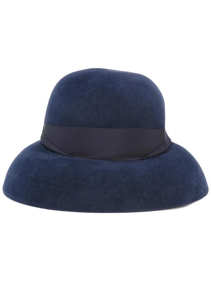Borsalino 'audrey' Hat, Women's, Size: Small, Blue, Wool Felt