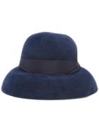 Borsalino 'audrey' Hat, Women's, Size: Small, Blue, Wool Felt