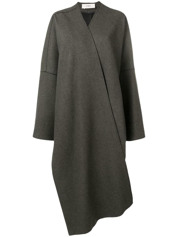 Ports 1961 Oversized Poncho - Green