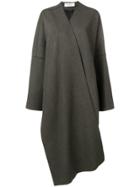 Ports 1961 Oversized Poncho - Green