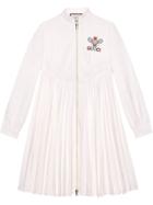 Gucci Technical Jersey Dress With Gucci Tennis - White