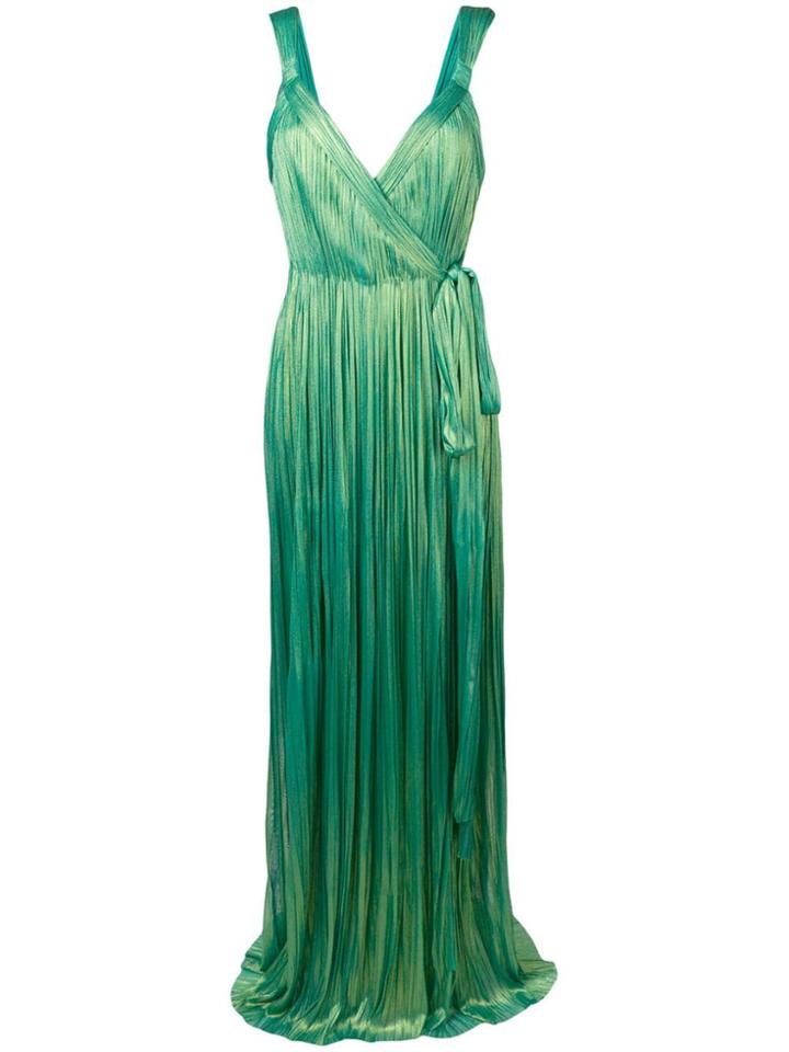 Maria Lucia Hohan Amena Plissé Gown - Green