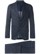 Tagliatore Pointed Lapels Two-piece Suit - Blue