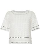 Cityshop Sequins Embellished Top - White