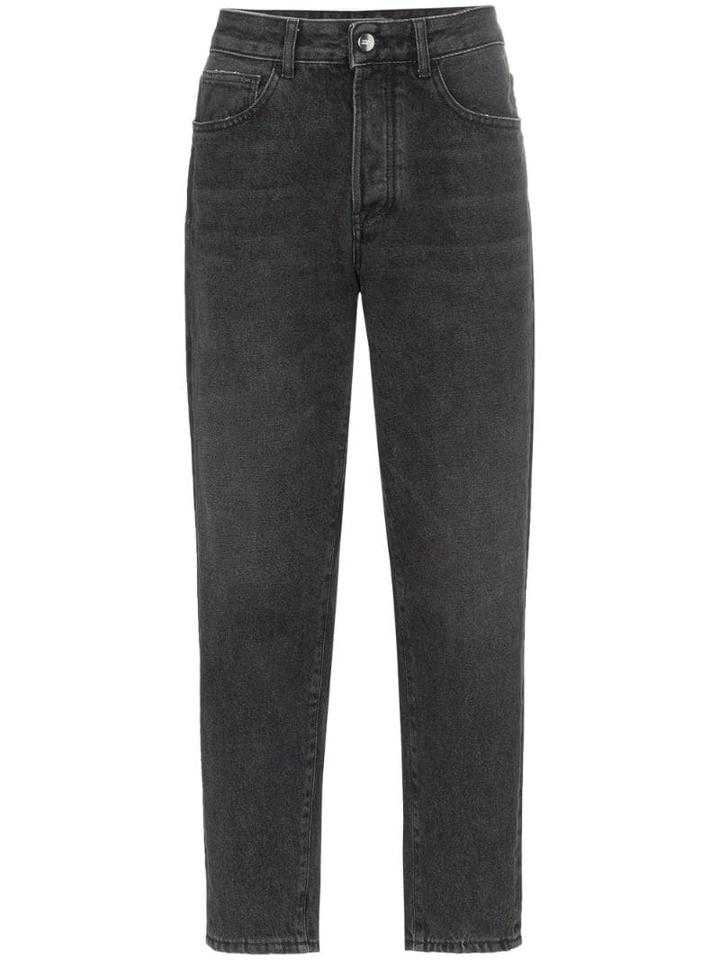 Marcelo Burlon County Of Milan Carrot Leg Jeans - Black