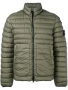 Stone Island Padded Jacket, Men's, Size: Small, Green, Polyamide/polyurethane Resin/feather Down