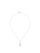 V Jewellery Interlock Pendant Necklace - Metallic