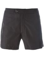 Jil Sander Lateral Striped Swim Shorts - Black