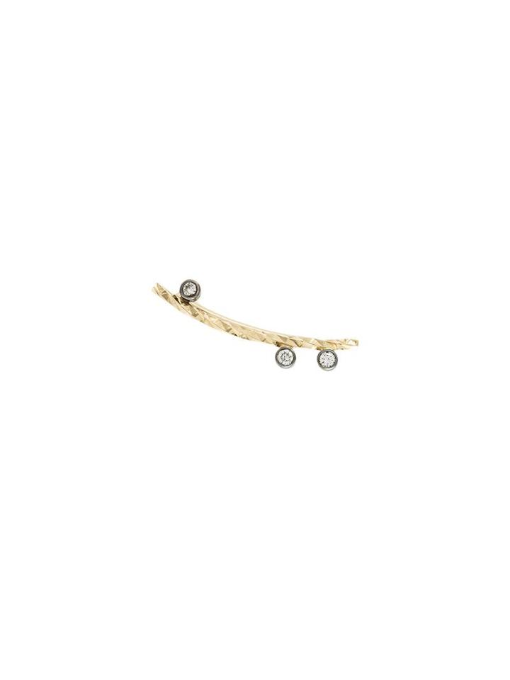 Maria Black 'ciara' Right Earring, Women's, Metallic