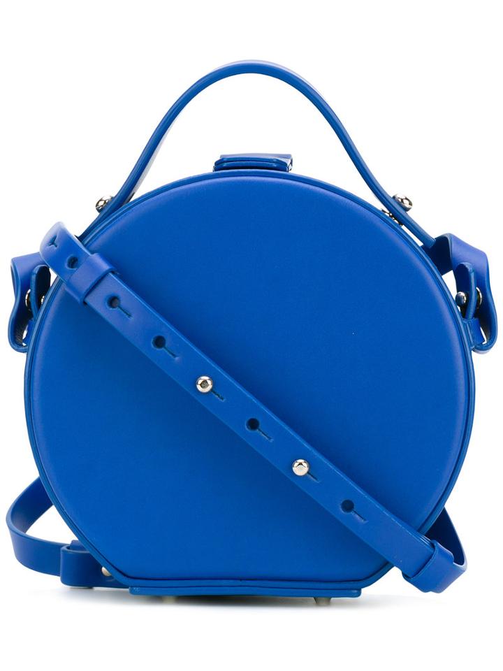 Nico Giani - Round Shoulder Bag - Women - Leather - One Size, Blue, Leather
