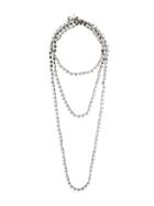 Ann Demeulemeester Multi-layer Long Necklace - Metallic