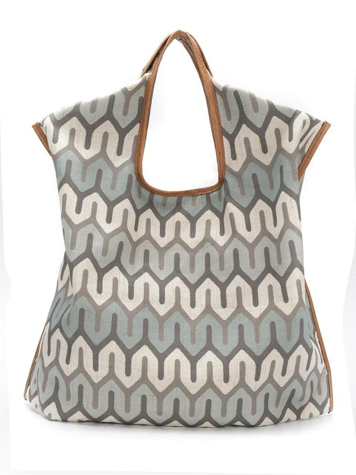 Xaa - Shoulder Bag - Women - Cotton/leather - One Size, Women's, Grey, Cotton/leather