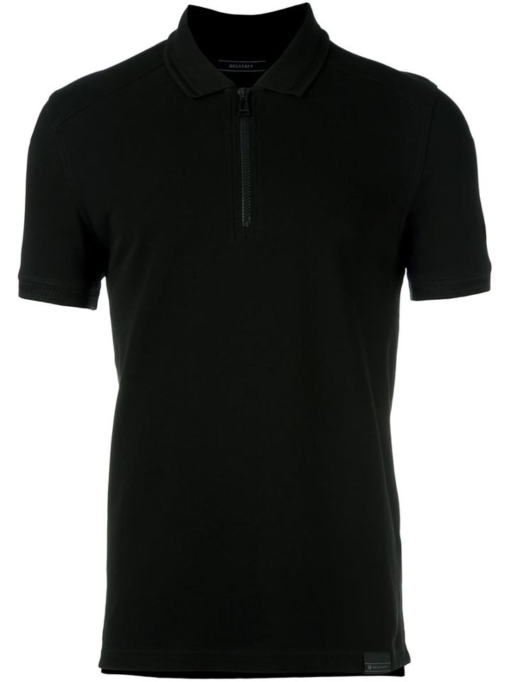 Belstaff 'mm' Polo Shirt, Men's, Size: Medium, Black, Cotton