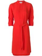 Hope Midi Shirt Dress - Red