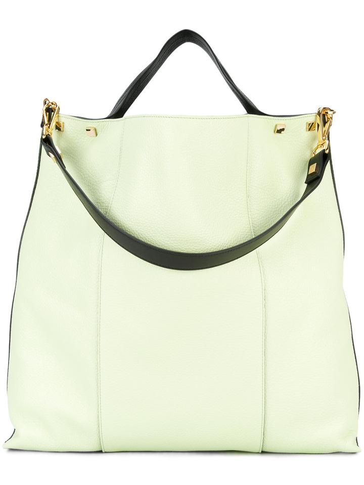 Giancarlo Petriglia - Hobo Shoulder Bag - Women - Calf Leather - One Size, Women's, Green, Calf Leather
