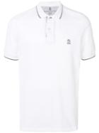 Brunello Cucinelli - Contrast Detailing Polo Shirt - Men - Cotton - L, White, Cotton