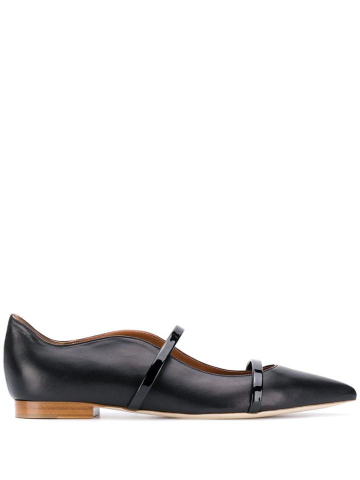 Malone Souliers Maureen Ballerina Shoes - Black