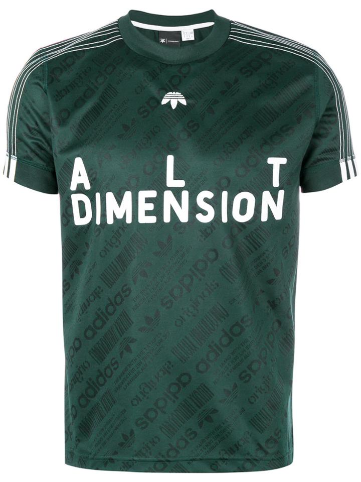 Adidas Originals By Alexander Wang Soccer T-shirt - Green