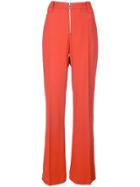 Victoria Victoria Beckham Wide Leg Trousers - Red