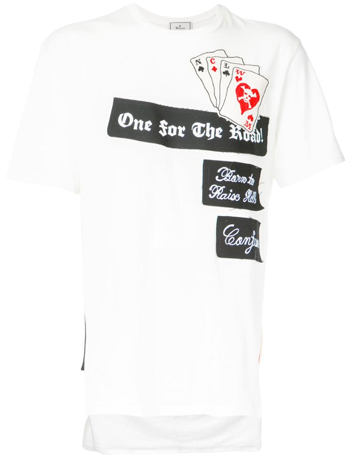 Maison Mihara Yasuhiro Patch T-shirt - White