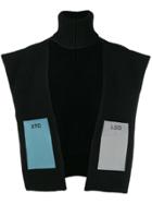 Raf Simons Single Panel Turtleneck Pullover - Black