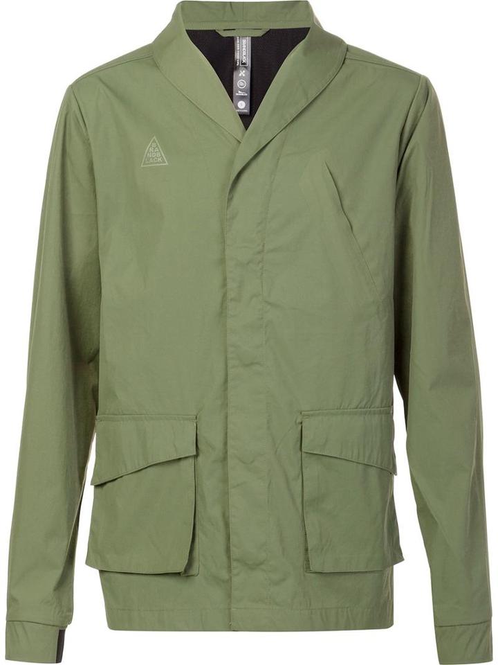 Brandblack Shawl Lapel Jacket, Men's, Size: Medium, Green, Nylon