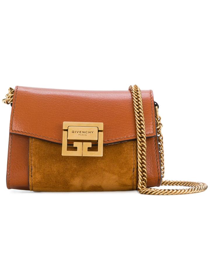 Givenchy Nano Gv3 Shoulder Bag - Brown