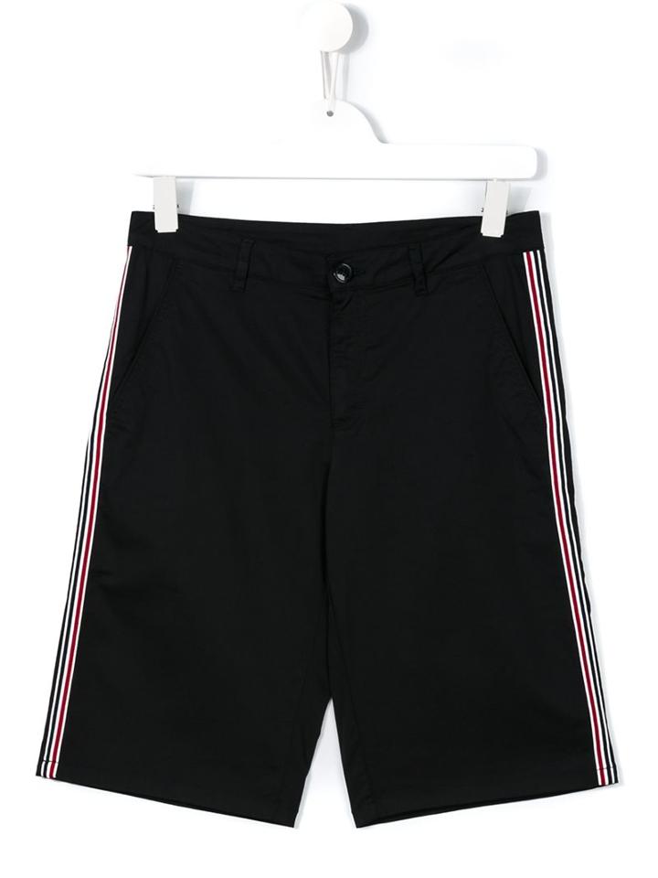 Moncler Kids Knee Length Shorts, Boy's, Size: 14 Yrs, Blue