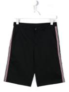 Moncler Kids Knee Length Shorts, Boy's, Size: 14 Yrs, Blue