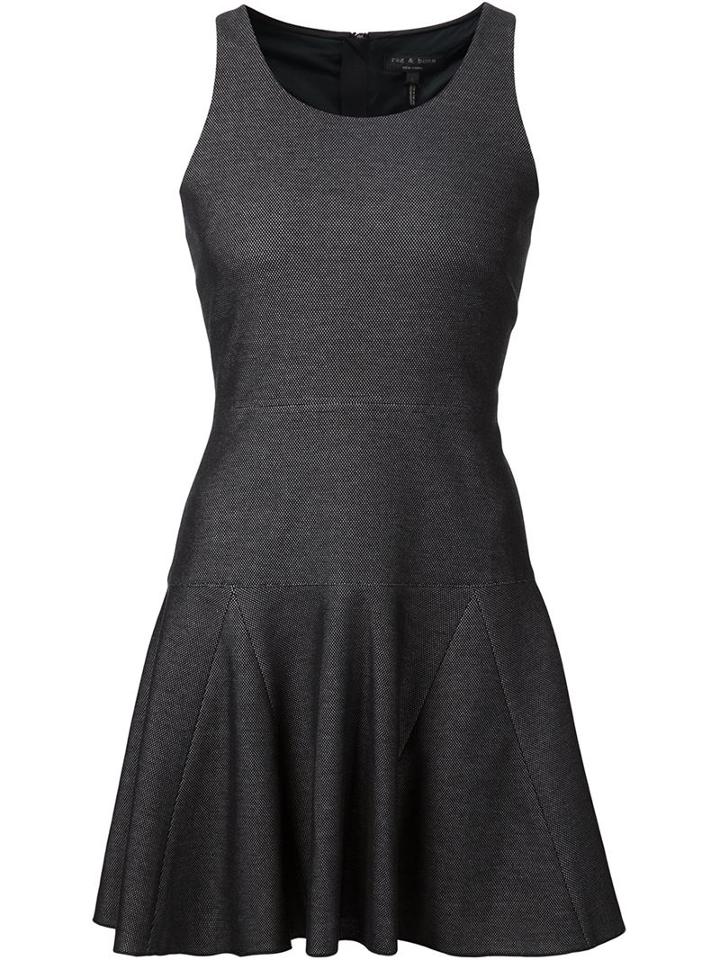 Rag & Bone 'enigma' Dress, Women's, Size: 10, Black, Cotton/polyester