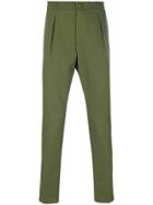 Department 5 Front Pleat Trousers - Green