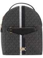 Michael Michael Kors Monogram Pattern Backpack - Black