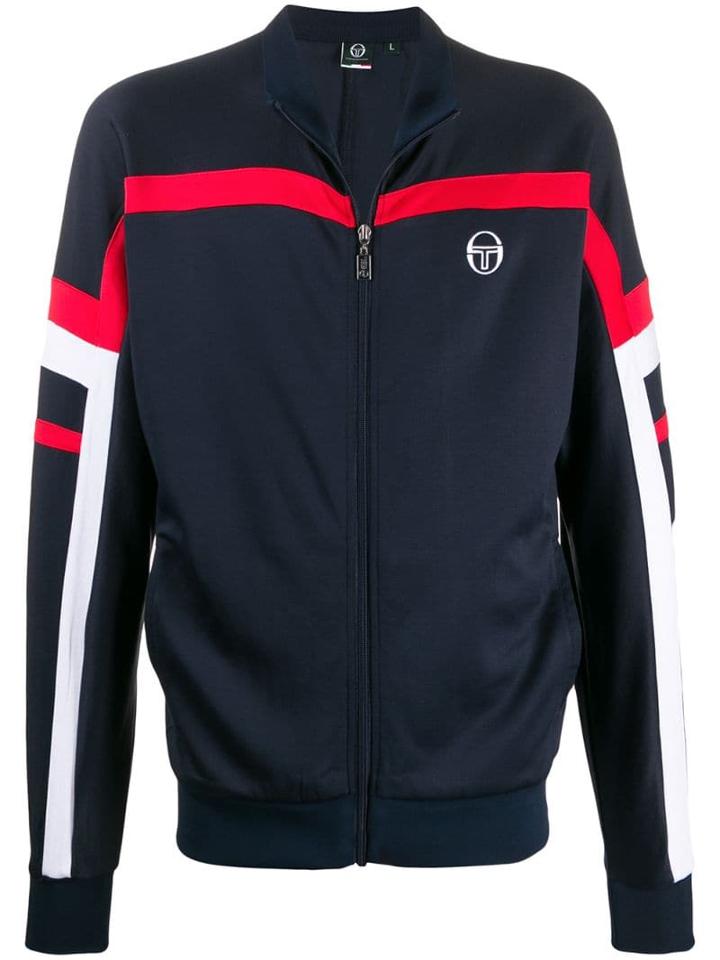 Sergio Tacchini Padded Bomber Jacket - Blue