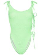 Ack Tintarella Side Tie Swimsuit - Green