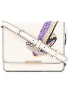 Demanumea Snake Print Satchel Bag - Nude & Neutrals