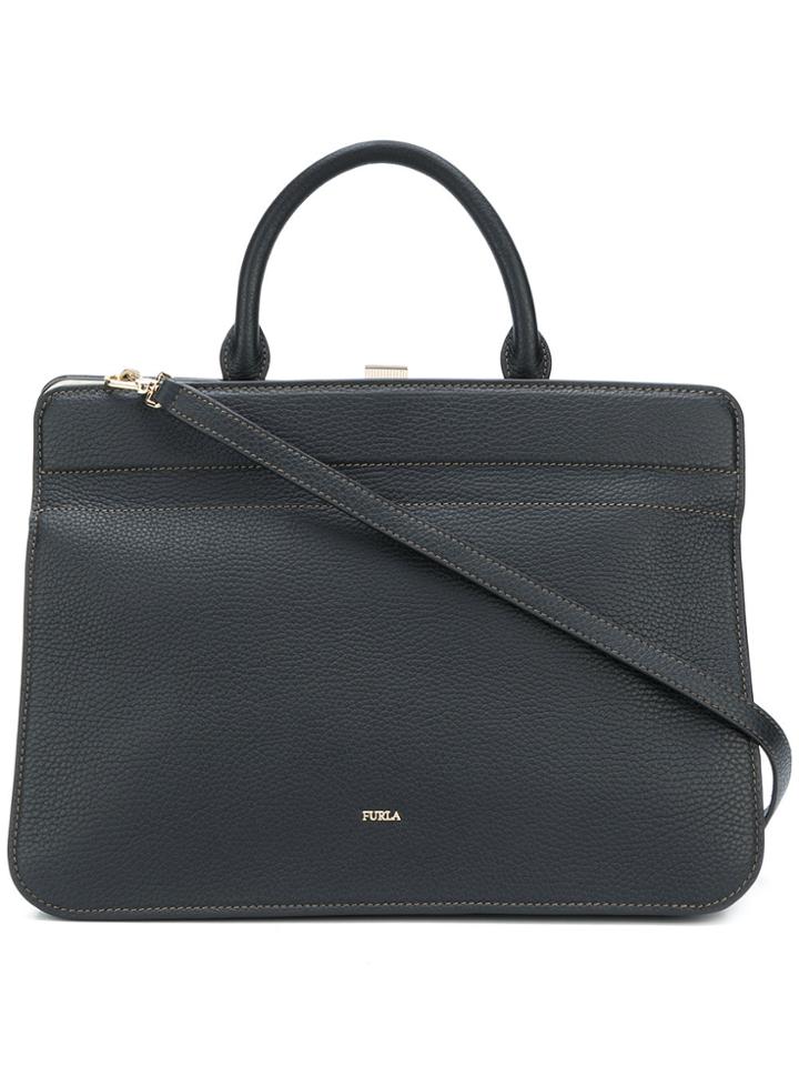 Furla Mirage Top Handle Tote - Black