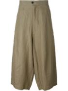 Société Anonyme Bomb Cropped Trousers, Adult Unisex, Size: S, Green, Linen/flax