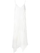 Christian Wijnants Disma Patchwork-effect Midi Dress - White