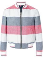 Thom Browne Rugby Stripe Reversible Bomber - Multicolour
