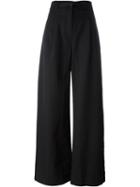 Société Anonyme Wide Leg Trousers, Women's, Size: 40, Black, Cotton/viscose