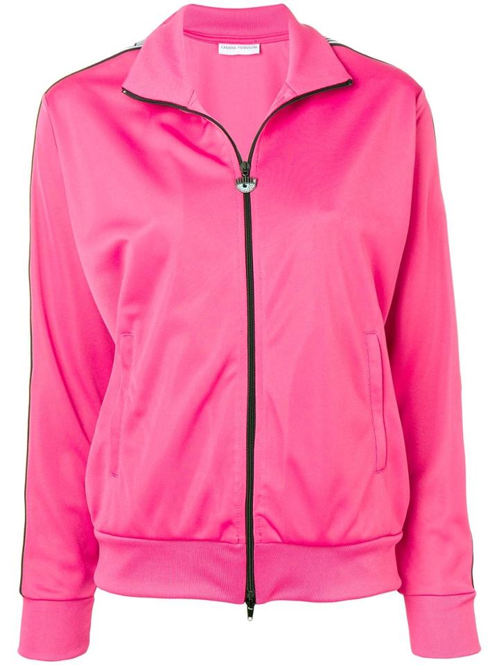 Chiara Ferragni Fuxia Zipped Jacket - Pink
