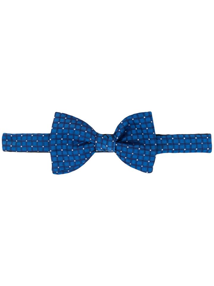Lanvin Printed Bow Tie - Blue