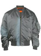 Martine Rose Gathered Sleeves Bomber Jacket - Grey