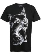 Dom Rebel Dogg Print T-shirt - Black