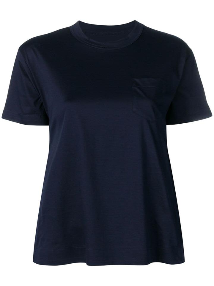 Sacai Panelled T-shirt - Blue