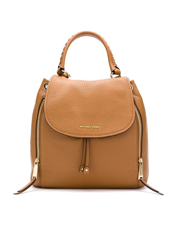 Michael Michael Kors Zipped Detail Backpack - Brown