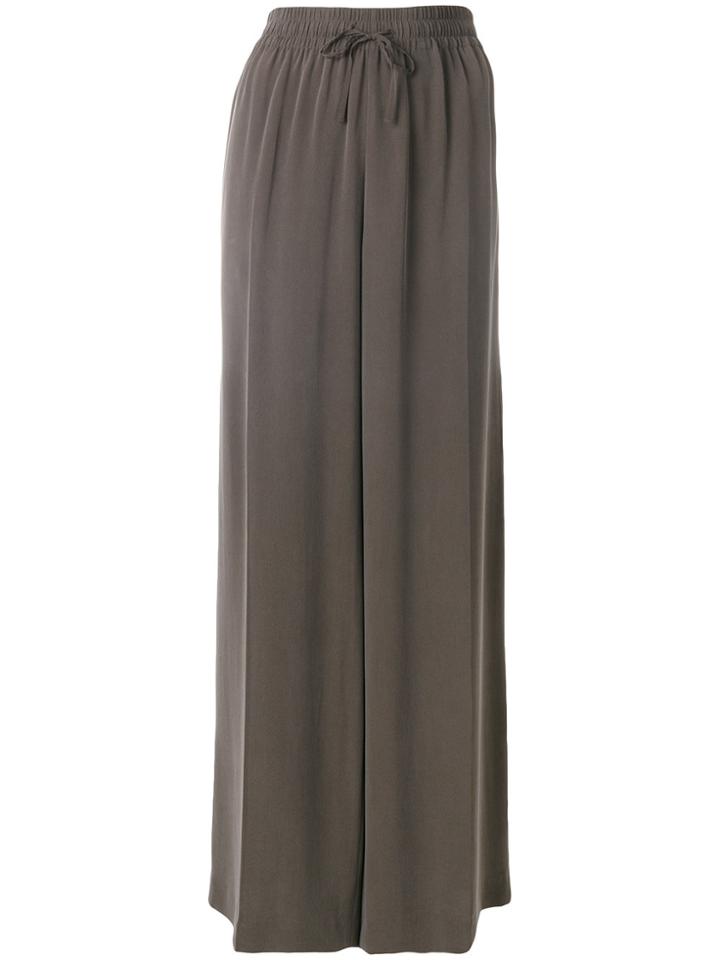 Joseph Drawstring Palazzo Trousers - Brown