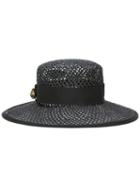 Gucci Aida Hat, Men's, Size: Small, Black, Cotton/straw/viscose
