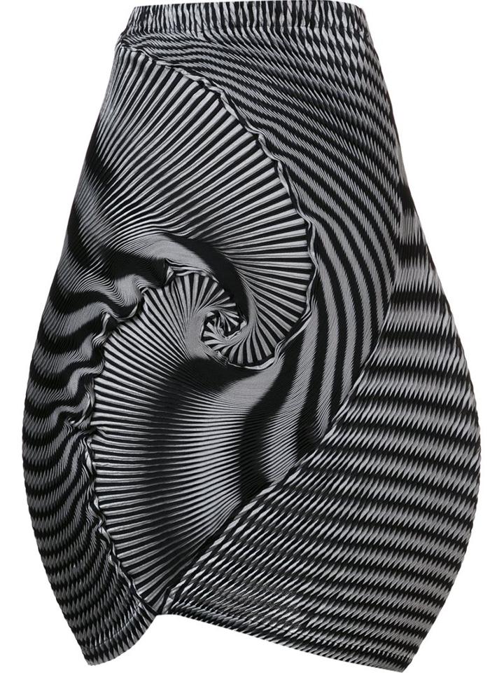 Issey Miyake 'optical 1' Skirt